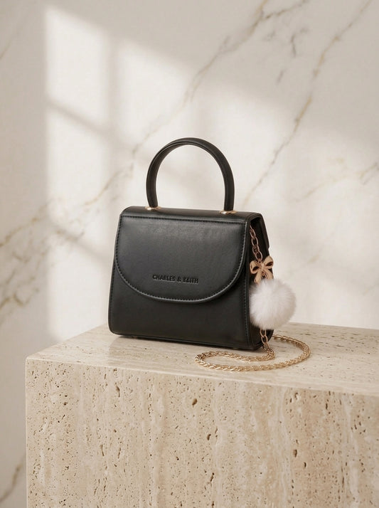 Top Handle Bag Black