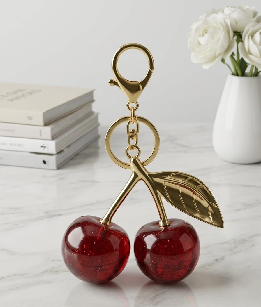 Cherry Keychain