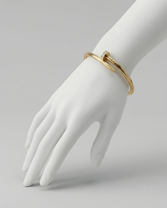 Elegant Nail- Cuff Bangle