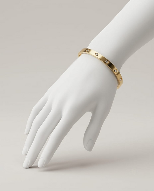 Classic Crystal Studded Bangle