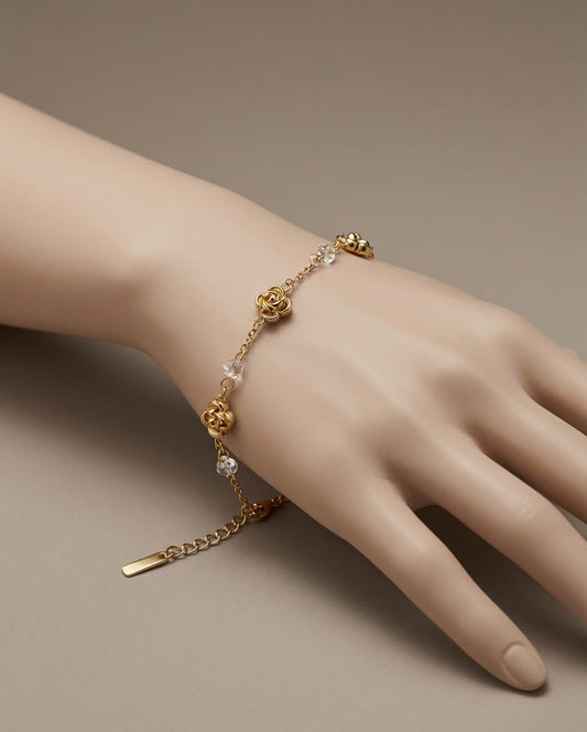 Rose Charm Bracelet